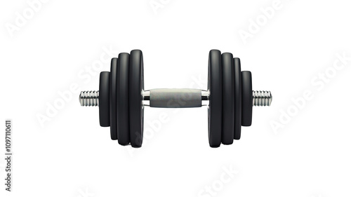 dumbbell isolated on white