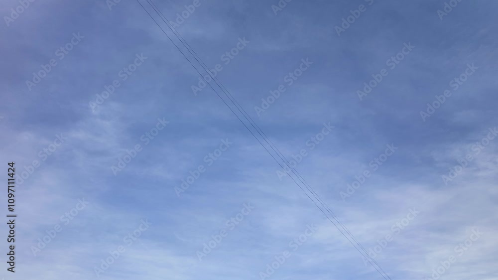 Time lapse with white clouds forming on sky Time lapse with white clouds forming on sky