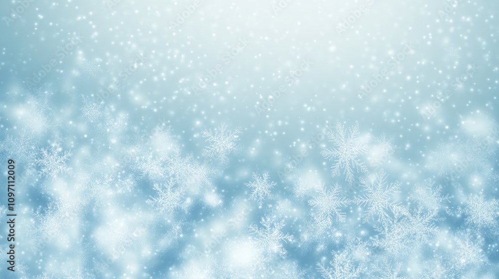 Soft snowflakes drift gently across a tranquil blue backdrop, creating a calming winter wonderland effect that enhances creativity and sophistication in various digital projects Soft snowflakes drift gently across a tranquil blue backdrop, creating a calming winter wonderland effect that enhances creativity and sophistication in various digital projects