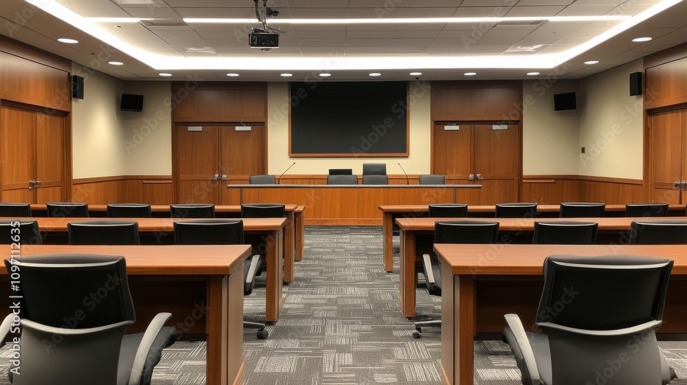 Modern Lecture Hall Interior Design: A Spacious and Functional Meeting Room Modern Lecture Hall Interior Design: A Spacious and Functional Meeting Room