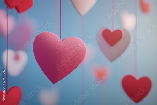 Valentine's Day stickers background in 4K alpha, with high-quality graphics for a romantic touch. photo