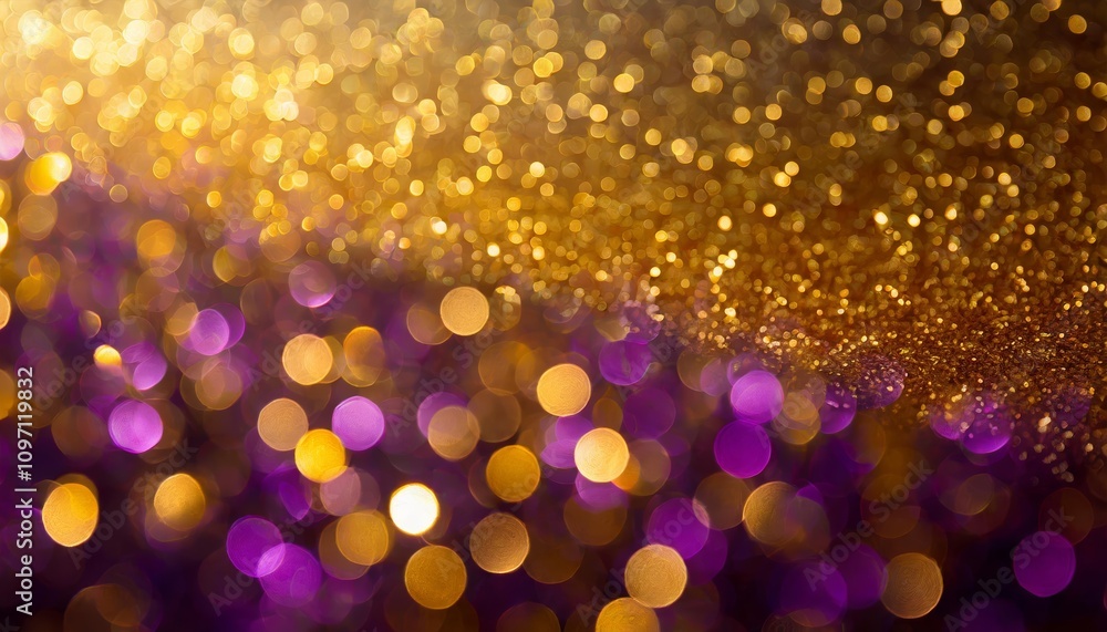 Elegant Gold and Purple Abstract Glitter Confetti Bokeh Background with Soft Light Effects and Sparkling Patterns, Perfect for Festive Themes, Celebrations, Events, and Luxurious Visual Elegant Gold and Purple Abstract Glitter Confetti Bokeh Background with Soft Light Effects and Sparkling Patterns, Perfect for Festive Themes, Celebrations, Events, and Luxurious Visual