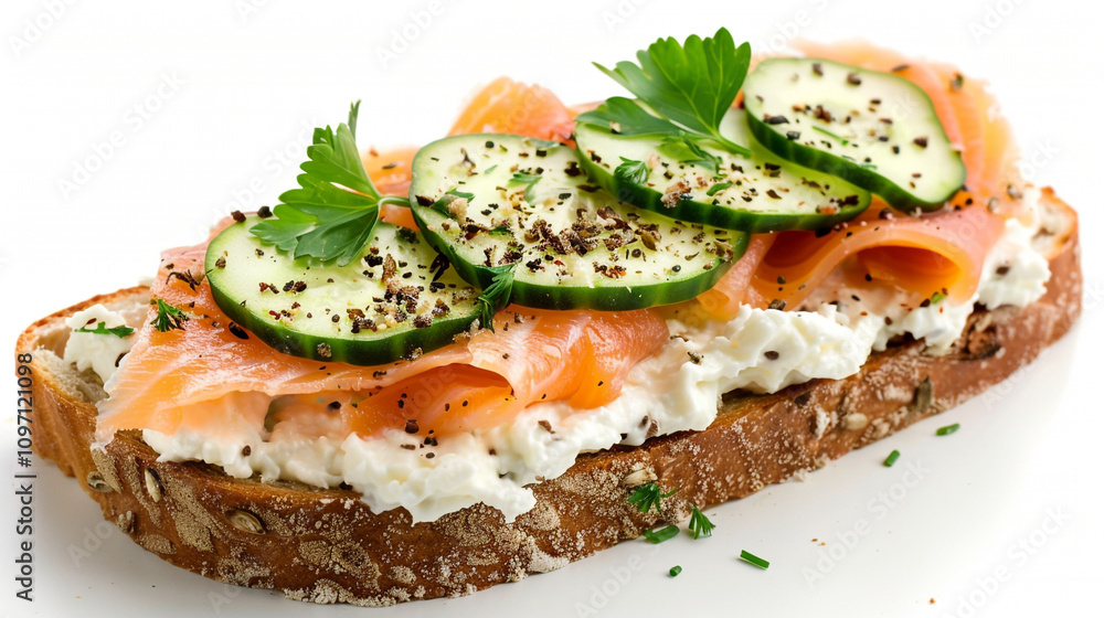 Open_sandwich_with_cream_cheese Open_sandwich_with_cream_cheese