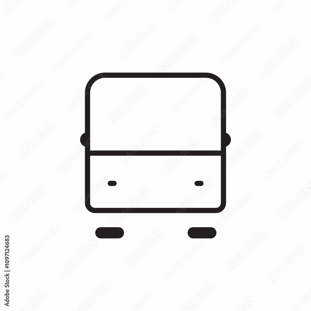 bus public transportation icon sign vector bus public transportation icon sign vector