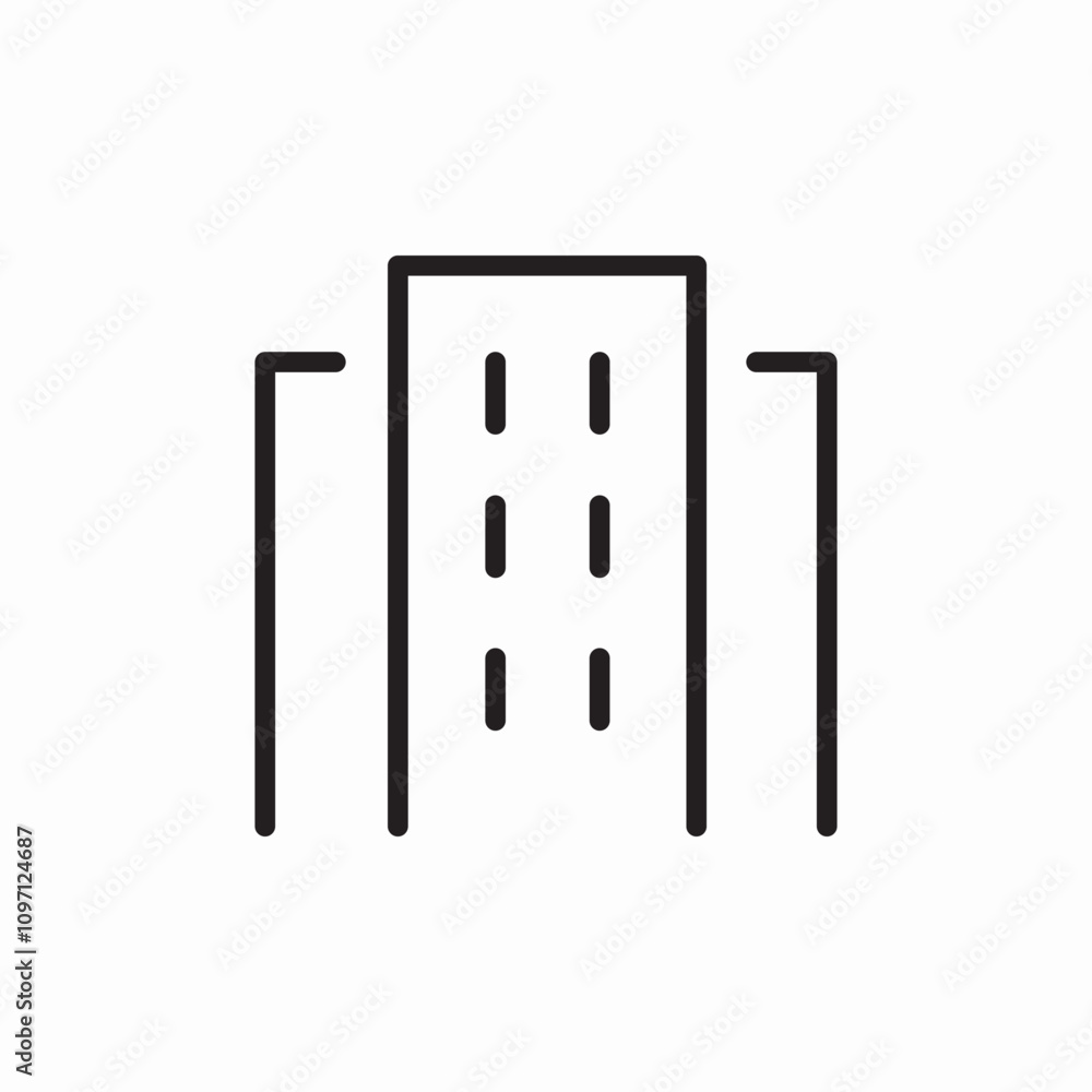 building apartments icon sign vector building apartments icon sign vector