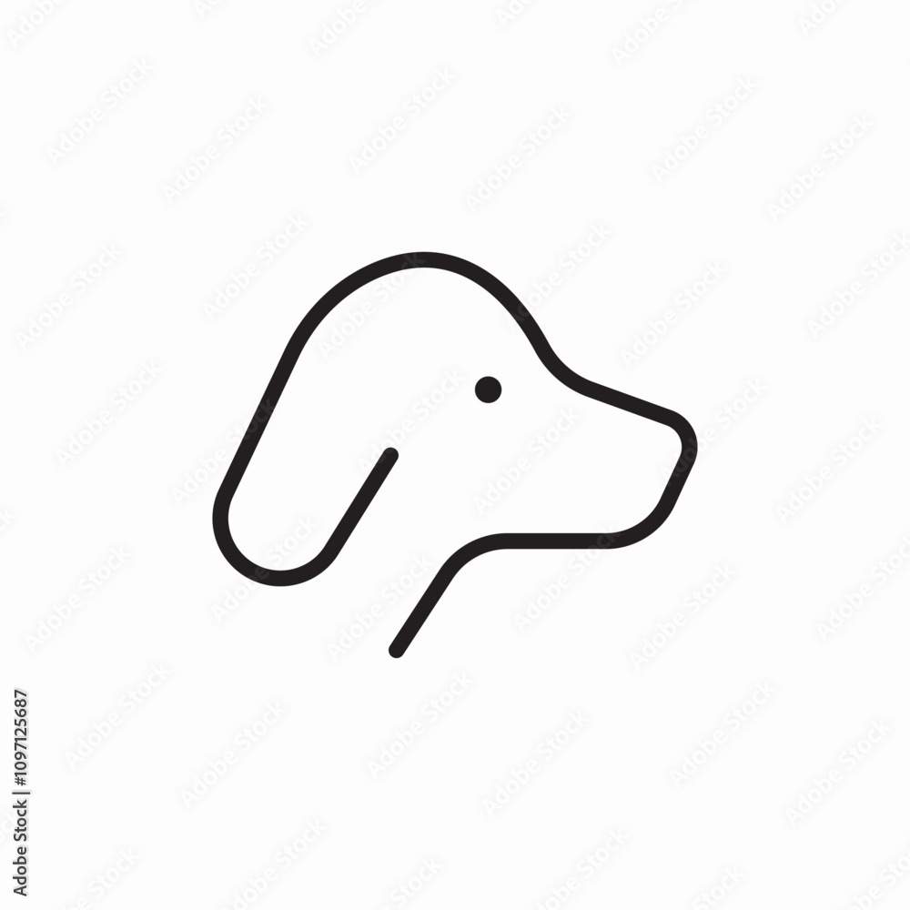pet dog icon sign vector pet dog icon sign vector