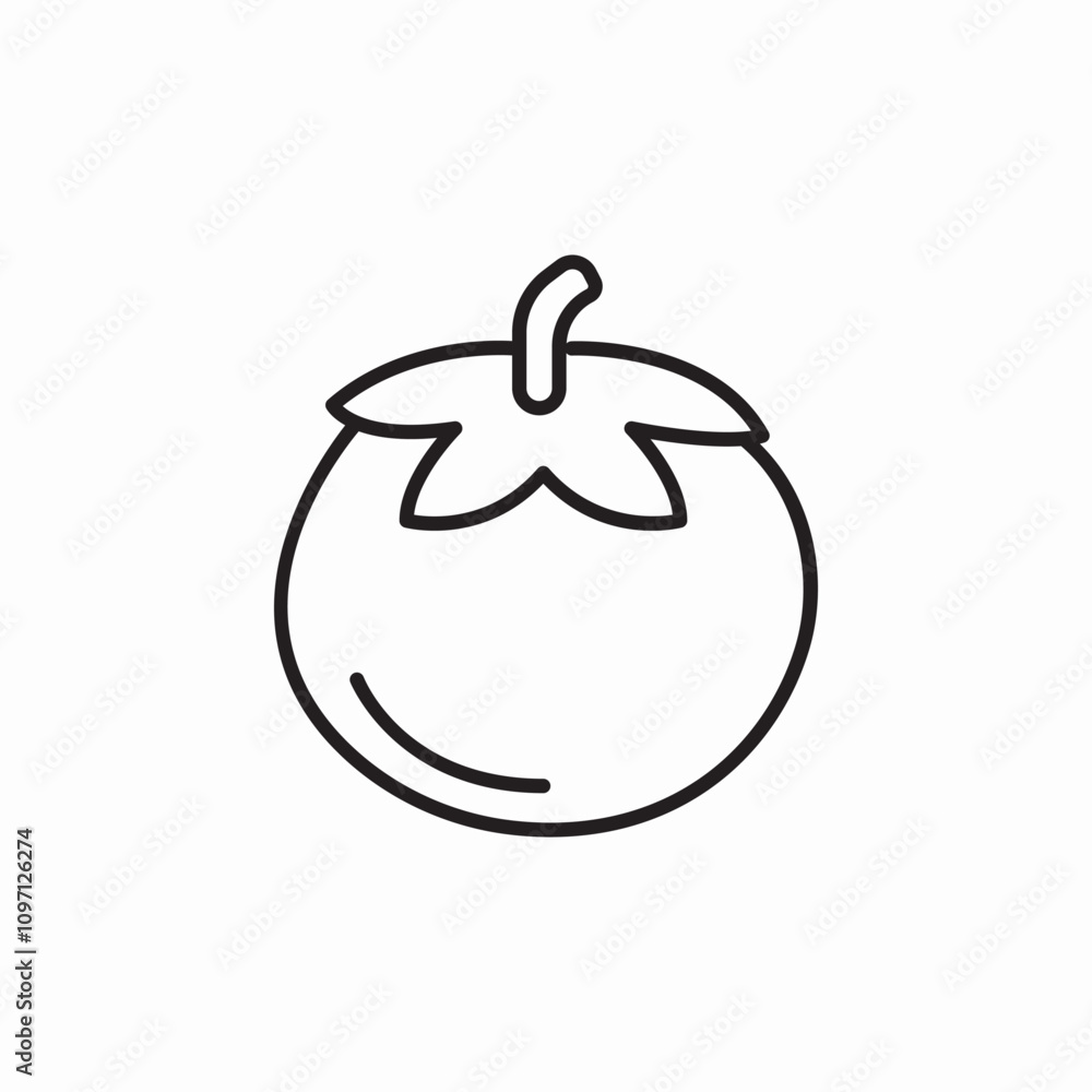 tomato fruit icon sign vector tomato fruit icon sign vector