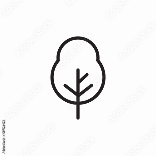 tree nature icon sign vector