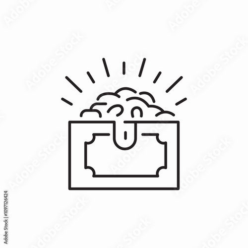 treasure box gold icon sign vector