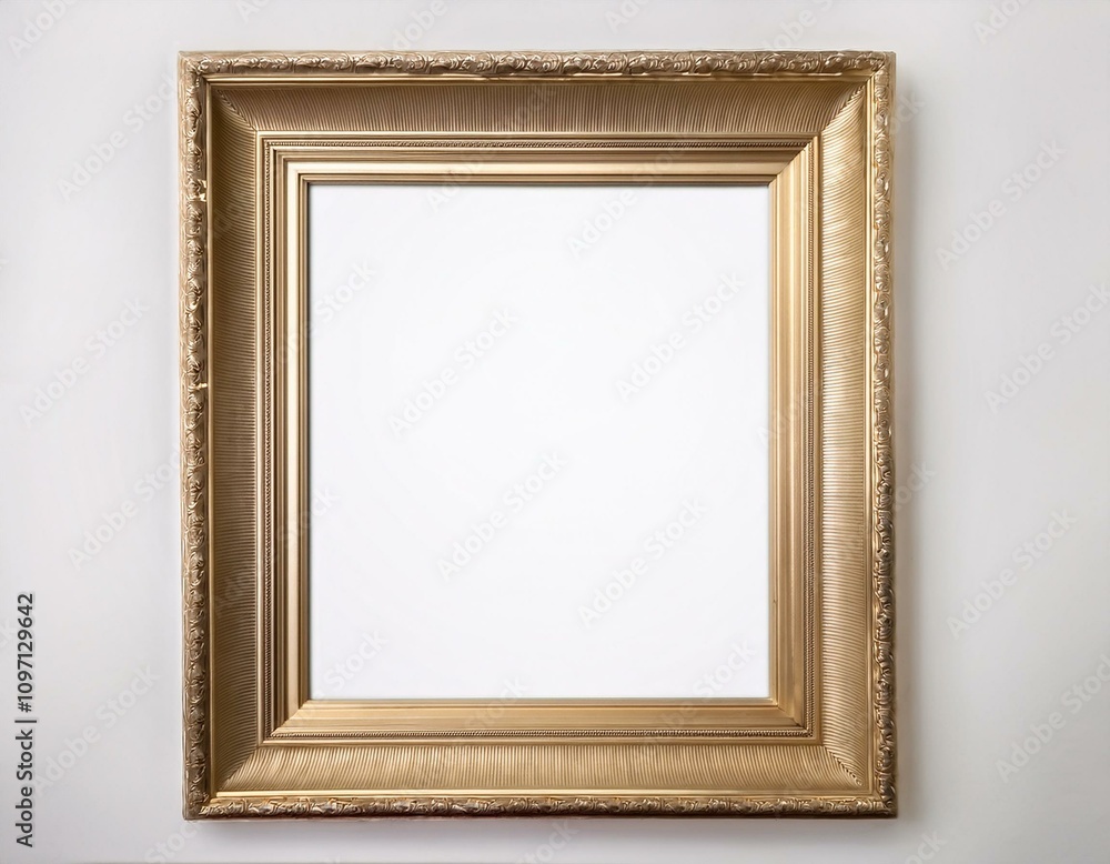 Empty Antique Picture Frame Empty Antique Picture Frame