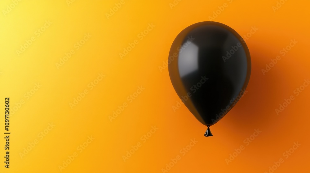 Obraz premium Vibrant Balloon on a Wall