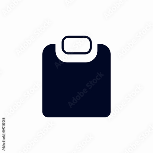 clipboard document icon sign vector