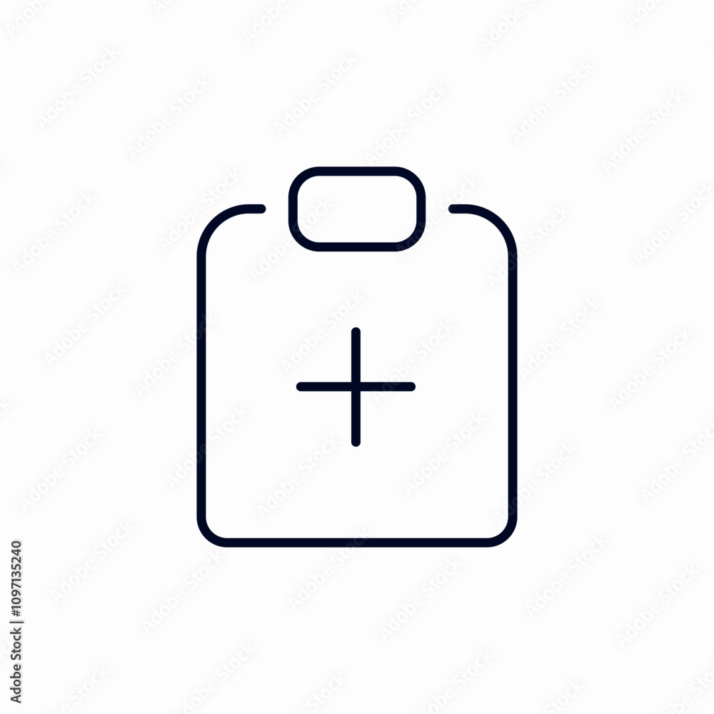 clipboard plus add icon sign vector clipboard plus add icon sign vector