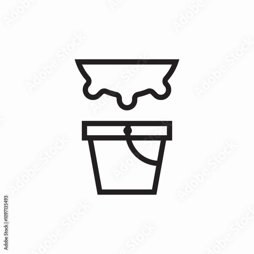 cow milking icon sign vector