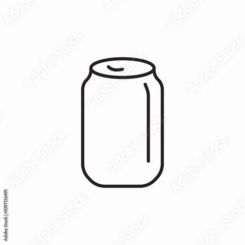 soda can icon sign vector
