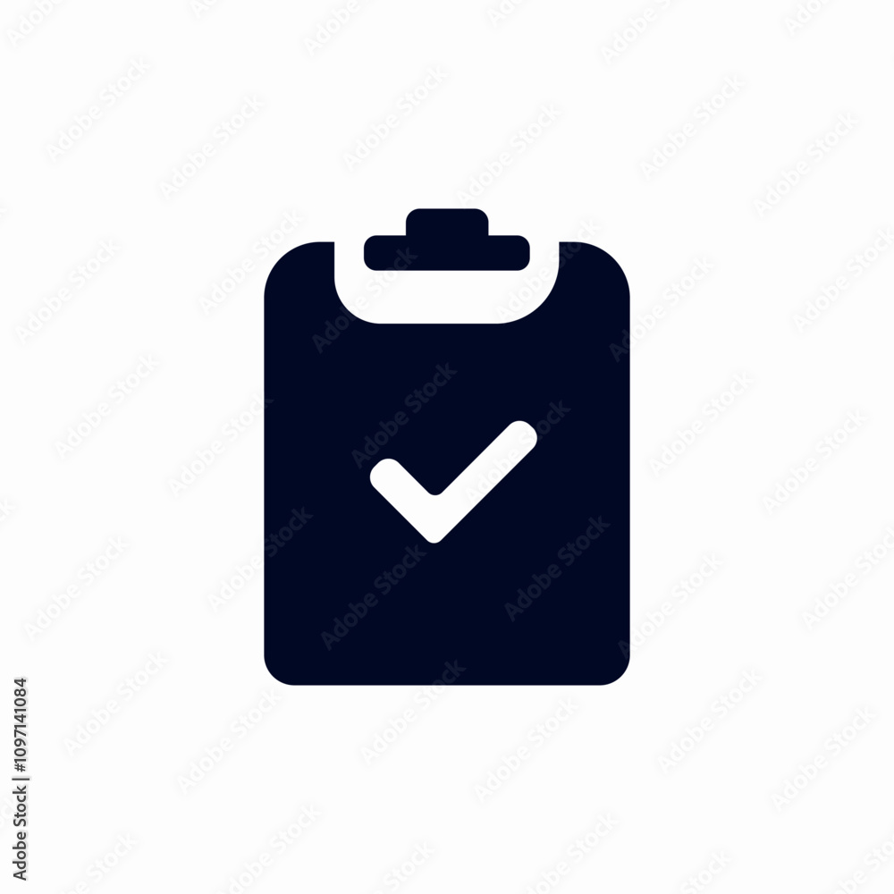 clipboard check mark icon sign vector clipboard check mark icon sign vector