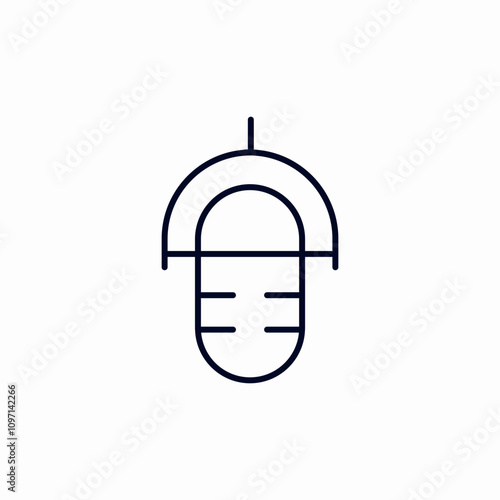 radio microphone icon sign vector