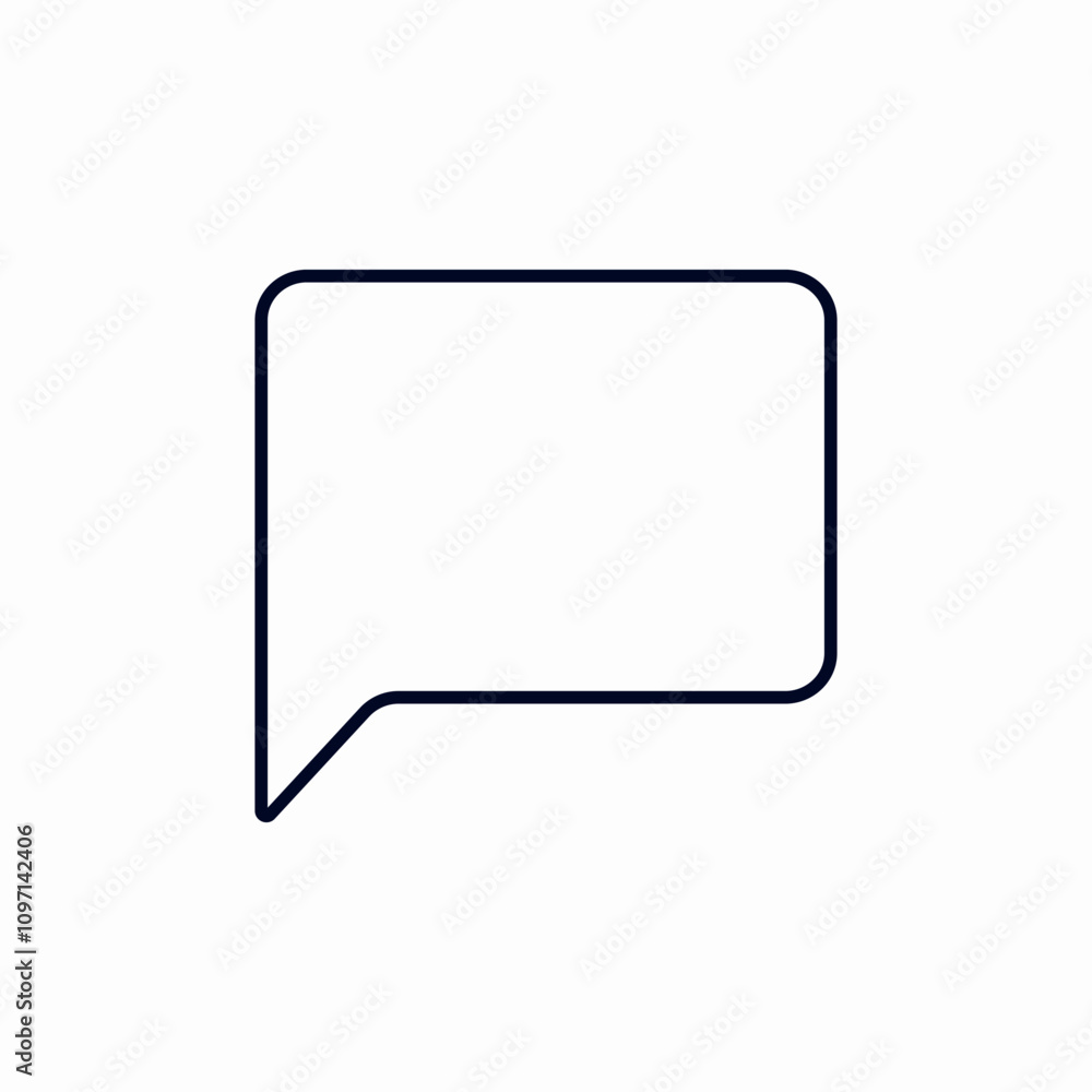 speech bubble icon sign vector speech bubble icon sign vector