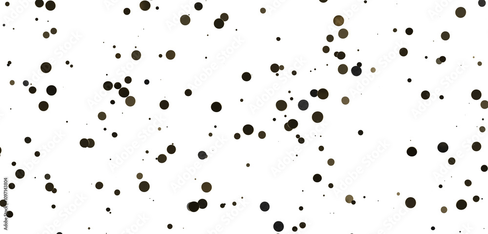 Fototapeta premium Radiant Revelry: Enthralling 3D Illustration of Shining gold Confetti