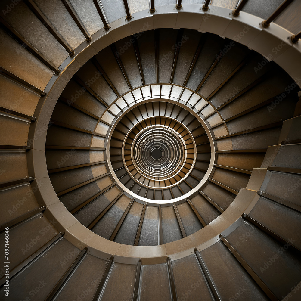 Fototapeta premium spiral staircase in a church