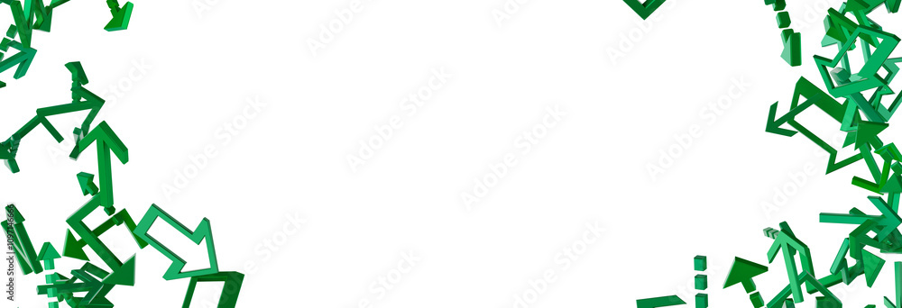 Green Arrows Border Background Green Arrows Border Background