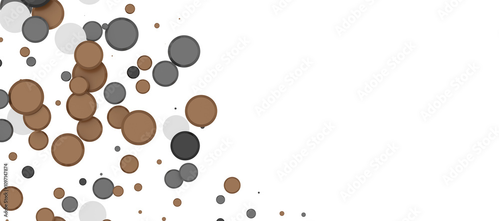 Gilded Festivity: Brilliant 3D Illustration Showcasing a Shower of gold Confetti Gilded Festivity: Brilliant 3D Illustration Showcasing a Shower of gold Confetti