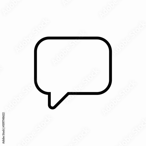 speech bubble icon sign vector