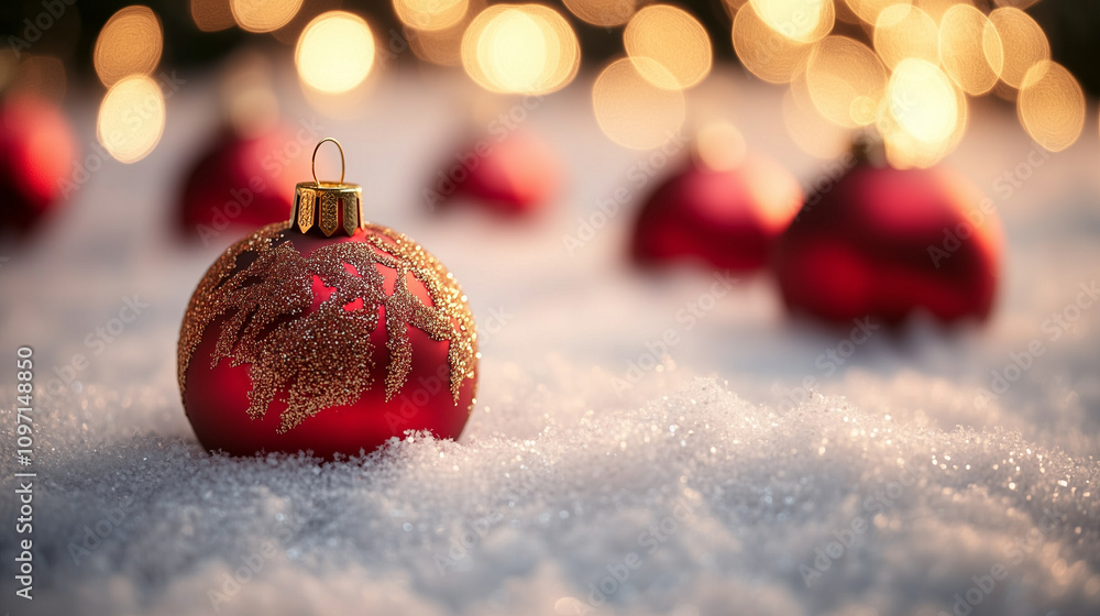 Festive Christmas Background Design with Space for Text or Logo Festive Christmas Background Design with Space for Text or Logo