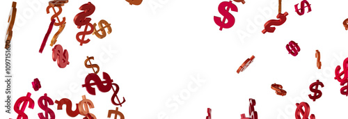 Animated orange dollar back...