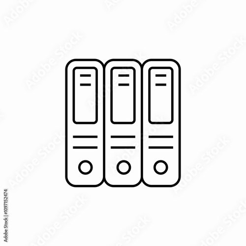 folder file icon sign vector