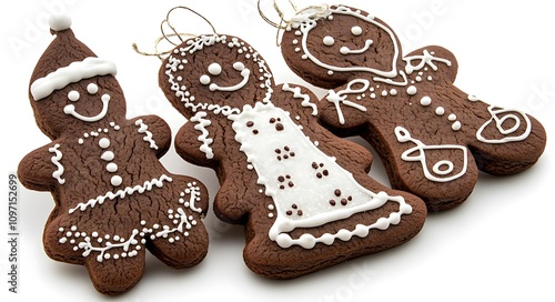 Group of festive Gingerbread Cookies