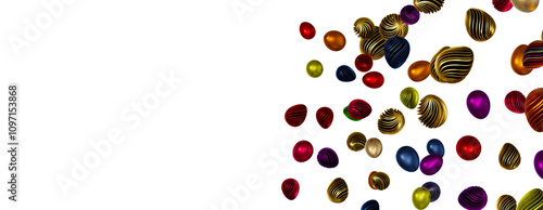 easter eggs multicolored cl...