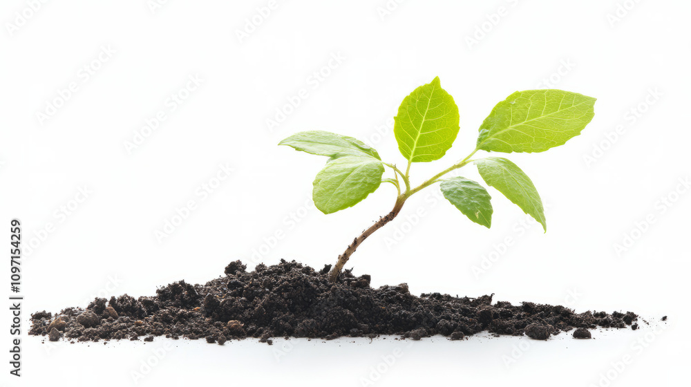 New Life isolated on white background4 New Life isolated on white background4