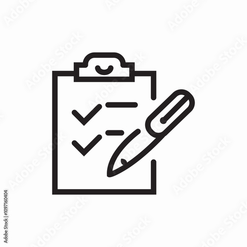 check list icon sign vector