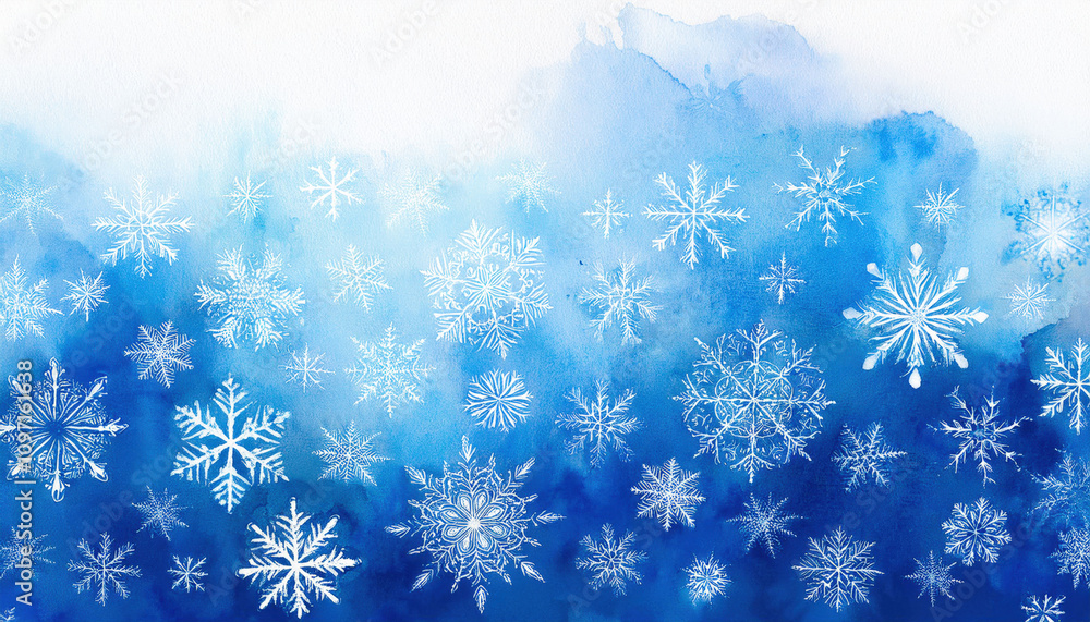 A light-to-dark watercolor wash in icy blues and whites, with soft transitions between colors, evoking a frosty, serene atmosphere. A light-to-dark watercolor wash in icy blues and whites, with soft transitions between colors, evoking a frosty, serene atmosphere.