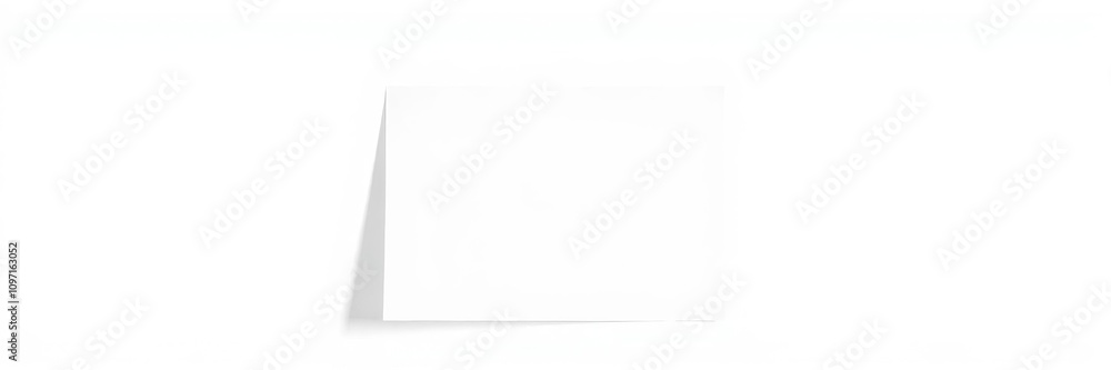 A blank sheet of paper laying on a white background mockup, mockup, blank, empty A blank sheet of paper laying on a white background mockup, mockup, blank, empty