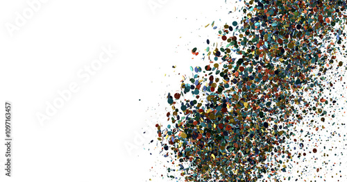 Abstract image of gold and ...