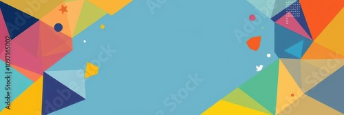 Free Download A vibrant and dynamic photo collage layout featuring a mix of geometric shapes and vibrant colors, perfect for creative projects and social media posts, geometric, design, photography - GFXLoad