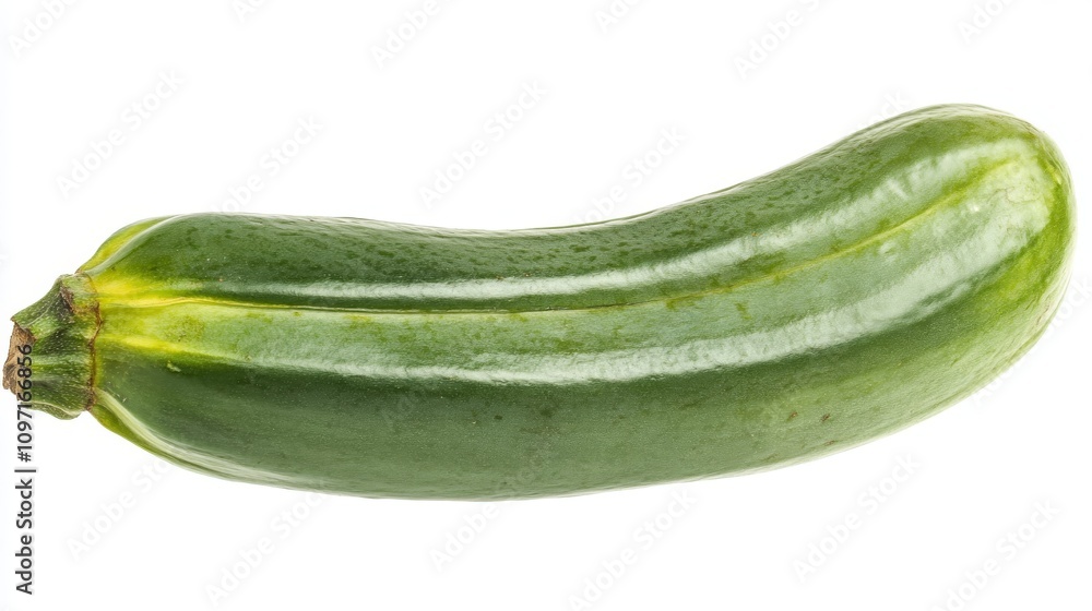 Fresh green zucchini isolated on white background Fresh green zucchini isolated on white background