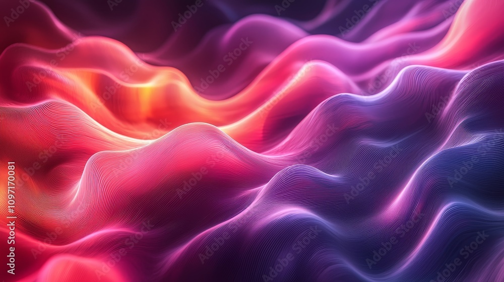 Dynamic waves of colorful textures abstract art digital creation studio environment close-up visual serenity Dynamic waves of colorful textures abstract art digital creation studio environment close-up visual serenity