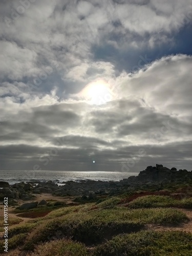 clouds over the sea