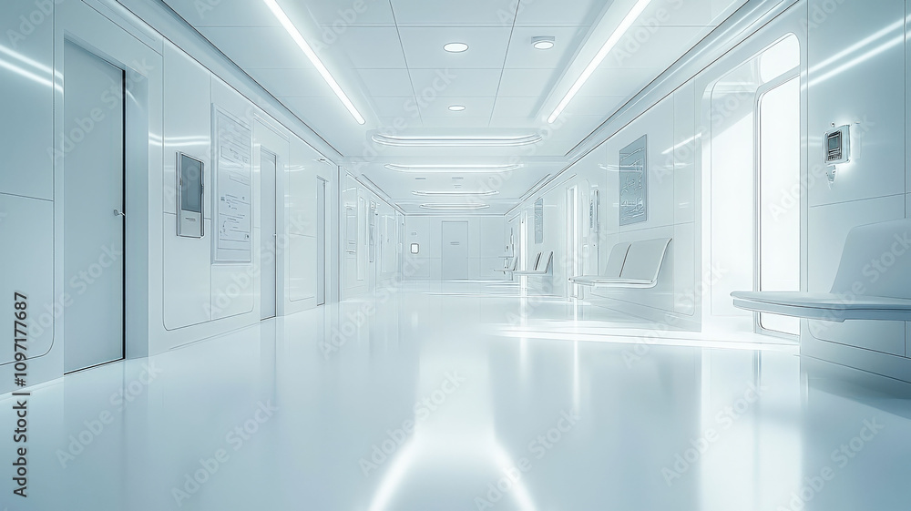 A clean white background featuring soft shadow effects, creating a serene and sterile medical environment. The simplicity and brightness evoke a sense of calm and professionalism. A clean white background featuring soft shadow effects, creating a serene and sterile medical environment. The simplicity and brightness evoke a sense of calm and professionalism.