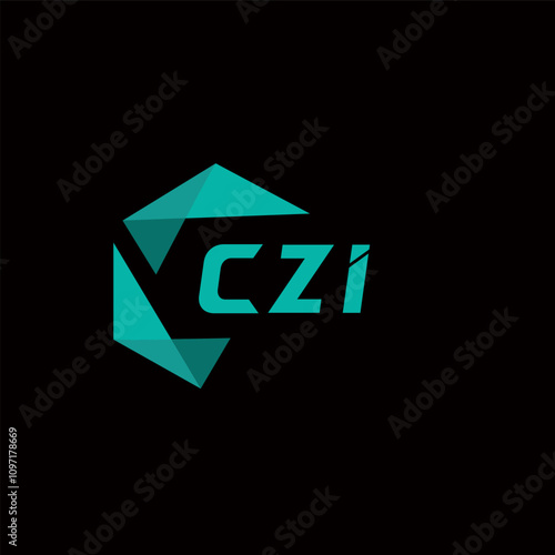 CZI creative minimalist letter logo. CZI unique vector initials alphabet letter logo design photo