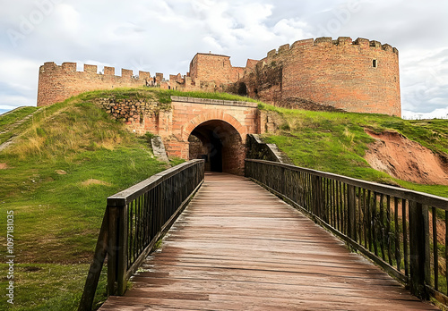 Stunning Entrance to Historic Fort in Tlemcen, Lille Landscape