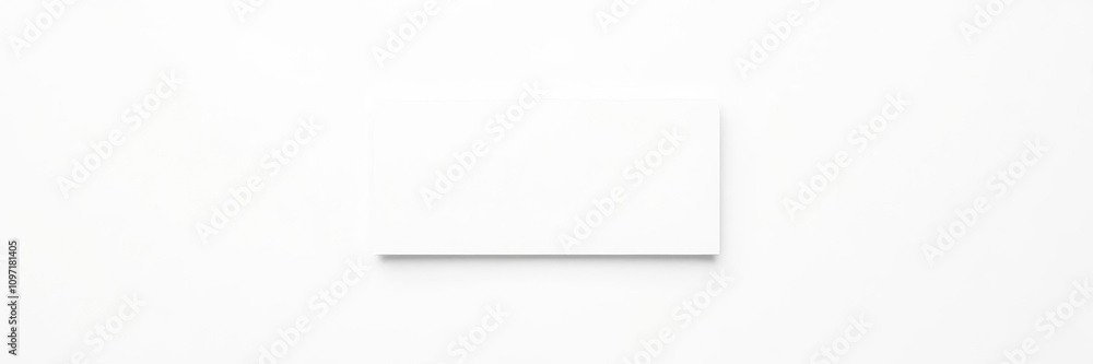 Clean and simple white business card mockup with minimal design, idea, mockup, presentation Clean and simple white business card mockup with minimal design, idea, mockup, presentation