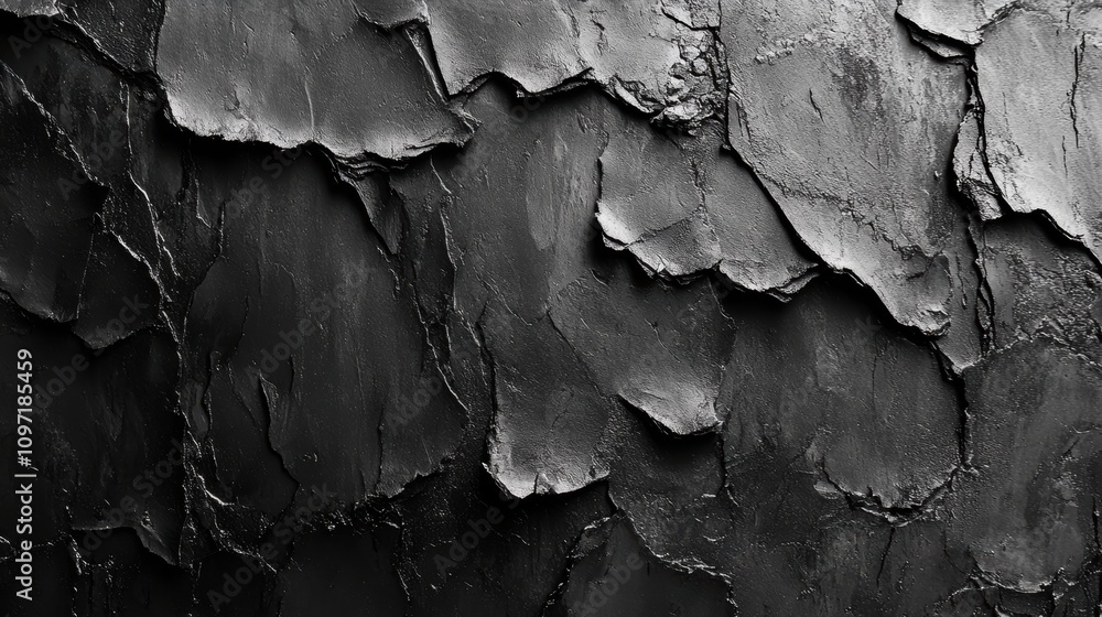 Dark gray grunge texture on black background macro shot Dark gray grunge texture on black background macro shot