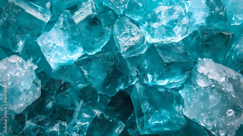 Abstract turquoise ice shards with crystalline structure. Crystalline Ice Shards. Illustration Abstract turquoise ice shards with crystalline structure. Crystalline Ice Shards. Illustration