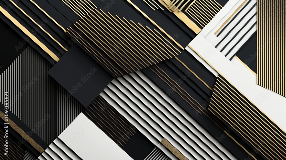 Fototapeta premium Cool wallpaper design with graphic line style