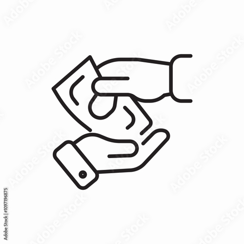 give money icon sign vector
