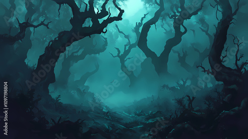 dark haunted forest